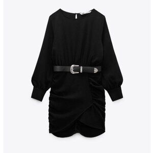 Zara Black Mini Dress Size XS Ref 2298/216
